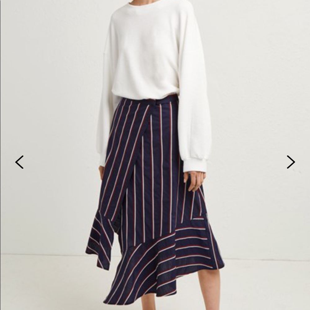 🆕 French Connection | Ceola Cotton Wrapover Skirt